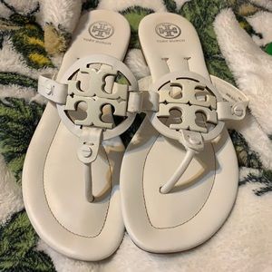 Tory Burch white Millers